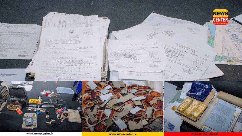   ව්‍යාජ ඉඩම් ලේඛන, හැඳුනුම්පත් සහ නිල මුද්‍රා සමඟ තිදෙනෙක් CID දැලේ